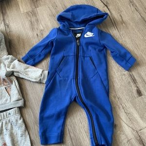 RESERVED Nike hooded footie